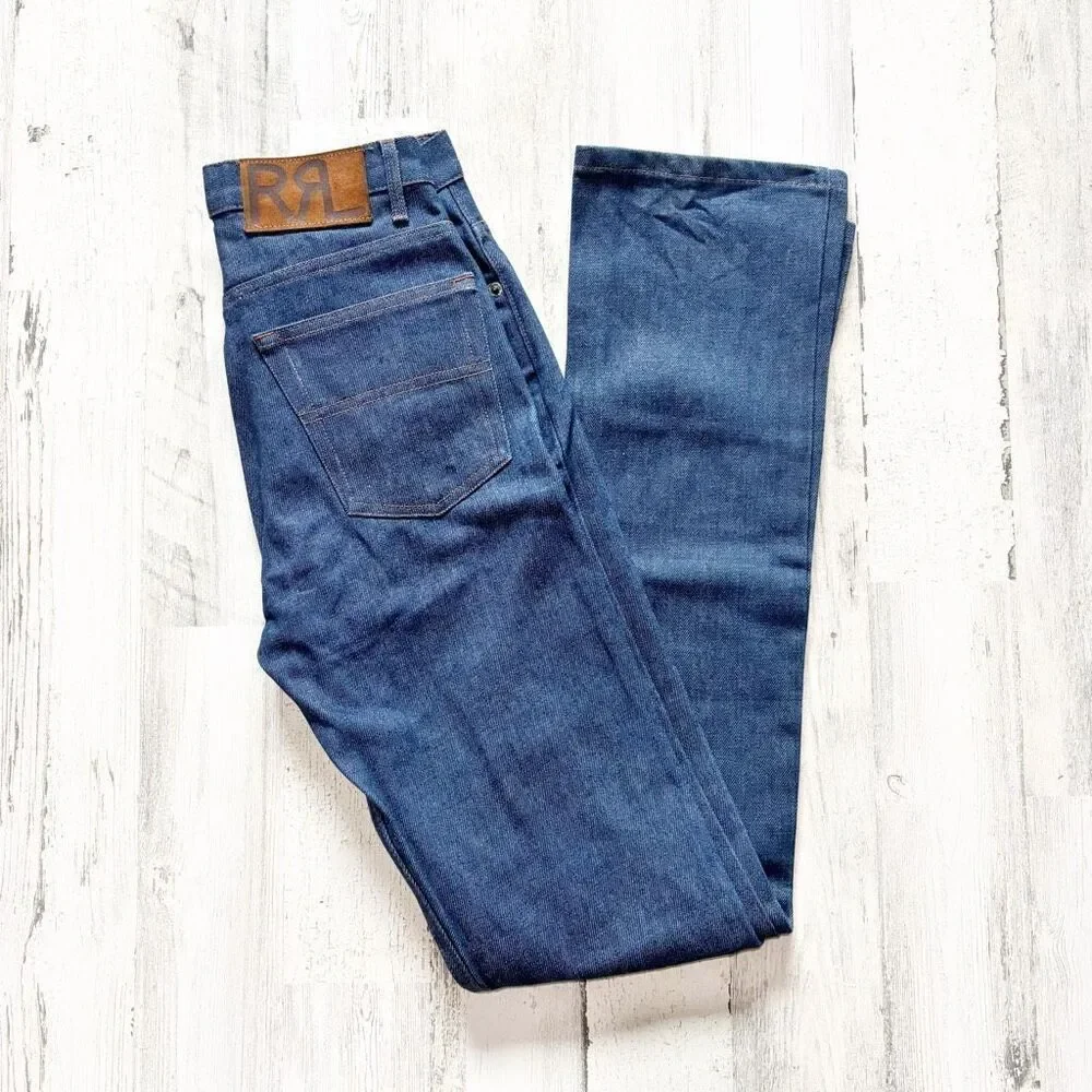 Double RL High Slim Rigid Jeans Mens 28 X 34 Inseam